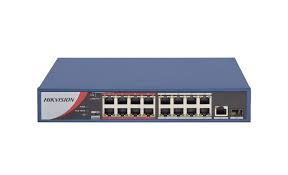 HIKVISION 16 Port Fast Ethernet Unmanaged POE Switch DS-3E0318P-E/M(B)